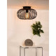 Lampada da soffitto con struttura e diffusore in metallo dal design moderno