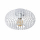 Lampada da soffitto con struttura e diffusore in metallo dal design moderno