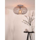 Lampada da soffitto con struttura e diffusore in metallo dal design moderno