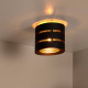 Lampada da soffitto con struttura e diffusore in metallo dal design moderno