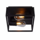 Lampada da soffitto con struttura in alluminio moderna con doppia lampadina