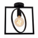 Lampada da soffitto con struttura in metallo dal design moderno ed elegante