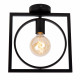 Lampada da soffitto con struttura in metallo dal design moderno ed elegante