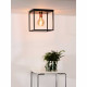 Lampada da soffitto di design con struttura in metallo dalla forma cubica
