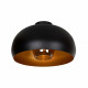 Lampada da soffitto diffusore rotondo in acciaio a campana dalle linee moderne