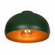 Lampada da soffitto diffusore rotondo in acciaio a campana dalle linee moderne