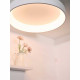 Lampada da soffitto gigante rotonda con diffusore a LED integrato e dimmerabile