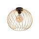 Lampada da soffitto grande con diffusore in metallo dal design moderno