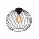 Lampada da soffitto grande con diffusore in metallo dal design moderno