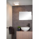 Lampada da soffitto grande quadrata in alluminio diffusore a led dimmerabile