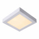 Lampada da soffitto grande quadrata in alluminio diffusore a led dimmerabile