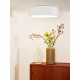 Lampada da soffitto media rotonda con diffusore a LED integrato e dimmerabile