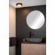 Lampada da soffitto media rotonda in alluminio con diffusore a led dimmerabile