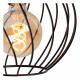 Lampada da soffitto piccola con diffusore in metallo dal design moderno