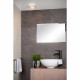 Lampada da soffitto piccola quadrata in alluminio diffusore a led dimmerabile