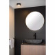 Lampada da soffitto piccola rotonda in alluminio con diffusore a led dimmerabile