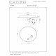 Lampada da soffitto struttura in acciaio e doppio diffusore a led dimmerabile