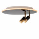 Lampada da soffitto struttura in acciaio e doppio diffusore a led dimmerabile