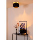 Lampada da soffitto struttura in metallo e paralume in feltro