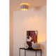 Lampada da soffitto struttura in metallo e paralume in feltro