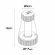 Lampada da tavolo a LED dimmerabile con batterie ricaricabili dal design moderno