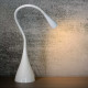 Lampada da tavolo a LED dimmerabile con diffusore orientabile in pvc