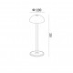 Lampada da tavolo a led ricaricabile da esterno dal design moderno