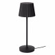Lampada da tavolo a led ricaricabile in alluminio per esterno dal design moderno