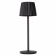 Lampada da tavolo a led ricaricabile in alluminio per esterno dal design moderno
