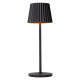 Lampada da tavolo a led ricaricabile in alluminio per esterno dal design moderno