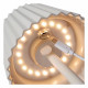 Lampada da tavolo a led ricaricabile in alluminio per esterno dal design moderno
