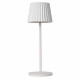 Lampada da tavolo a led ricaricabile in alluminio per esterno dal design moderno
