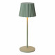 Lampada da tavolo a led ricaricabile in alluminio per esterno dal design moderno