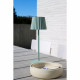 Lampada da tavolo a led ricaricabile in alluminio per esterno dal design moderno