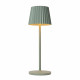 Lampada da tavolo a led ricaricabile in alluminio per esterno dal design moderno