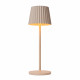 Lampada da tavolo a led ricaricabile in alluminio per esterno dal design moderno