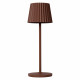 Lampada da tavolo a led ricaricabile in alluminio per esterno dal design moderno