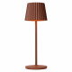 Lampada da tavolo a led ricaricabile in alluminio per esterno dal design moderno