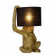Lampada da tavolo con base a forma di scimmietta in PVC dal design moderno