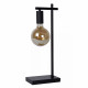 Lampada da tavolo con base in metallo dal design moderno