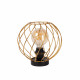 Lampada da tavolo con diffusore in metallo dal design moderno