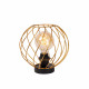Lampada da tavolo con diffusore in metallo dal design moderno