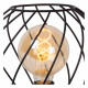 Lampada da tavolo con diffusore in metallo dal design moderno