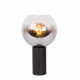 Lampada da tavolo con diffusore in vetro dal design moderno ed elegante