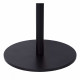 Lampada da tavolo con struttura e base in acciaio 2 diffusori a boccia di vetro