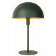 Lampada da tavolo con struttura in acciaio e diffusore a forma di fungo