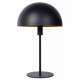 Lampada da tavolo con struttura in acciaio e diffusore a forma di fungo