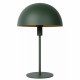 Lampada da tavolo con struttura in acciaio e diffusore a forma di fungo