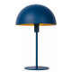 Lampada da tavolo con struttura in acciaio e diffusore a forma di fungo