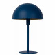Lampada da tavolo con struttura in acciaio e diffusore a forma di fungo